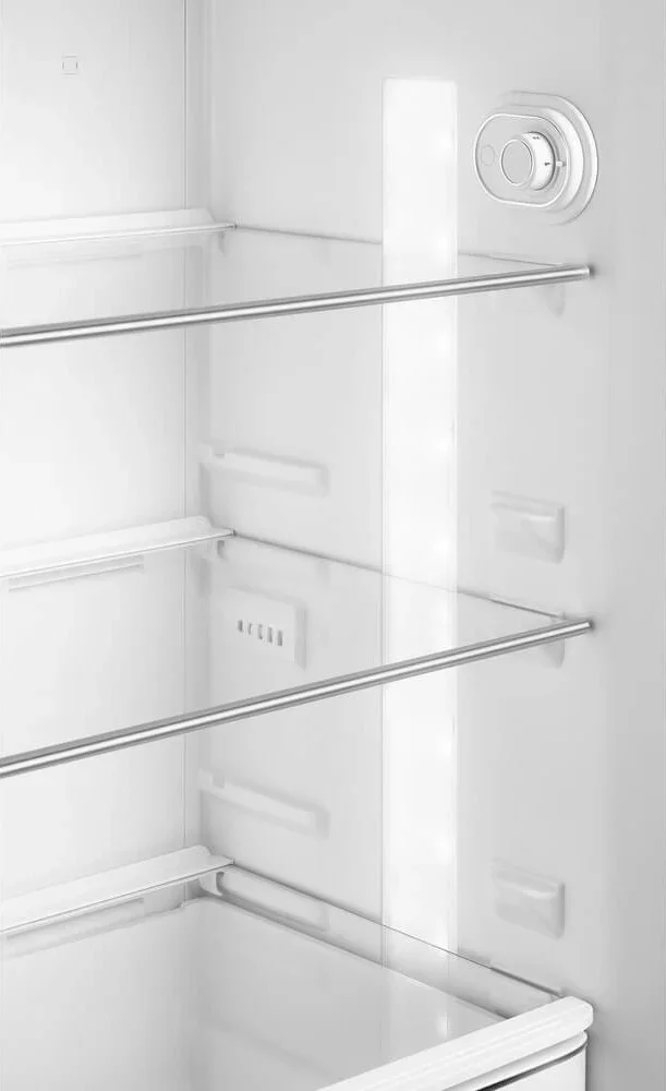 SMEG FAB30LWH6 Отдельностоящий двухдверный холодильник, стиль 50-х годов, 60 см, белый, петли слева