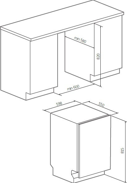 Посудомоечная машина Comfort Graude VG 60.1