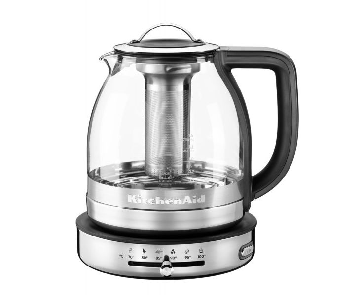 Электрочайник Artisan 1.5 л стеклянный KitchenAid 5KEK1322ESS