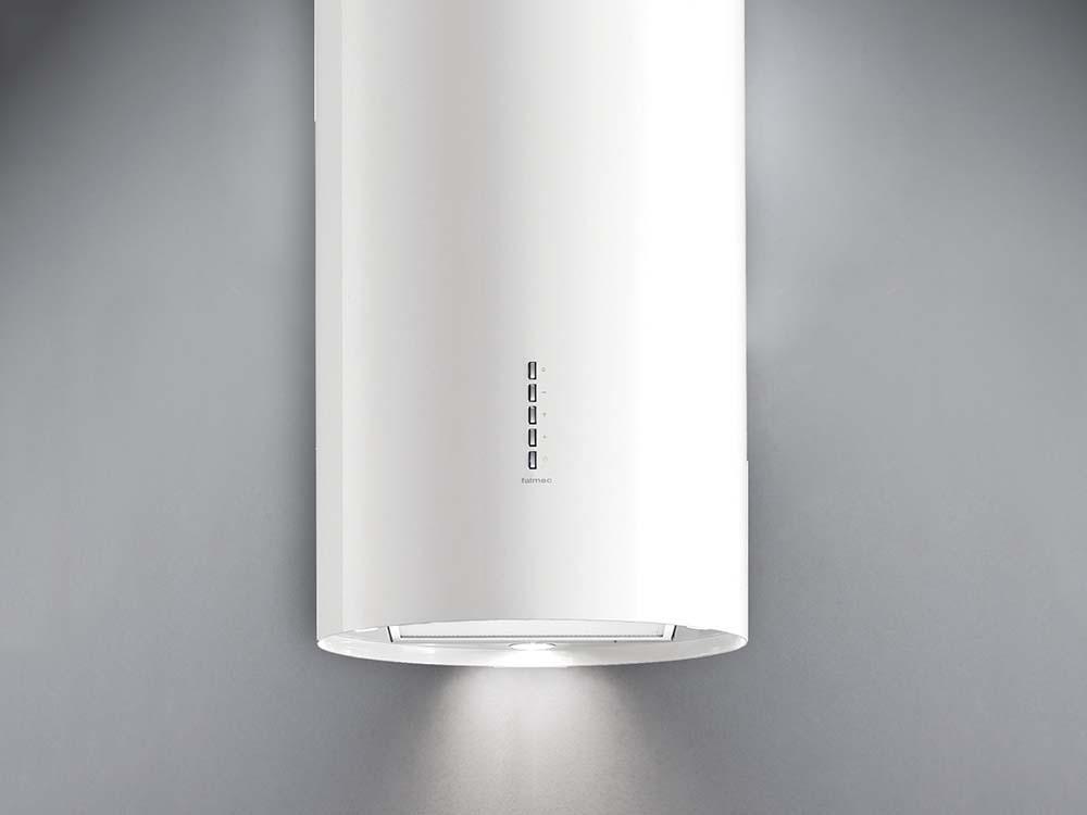 POLAR IS WHITE 35 (вытяжка, островная, белая)