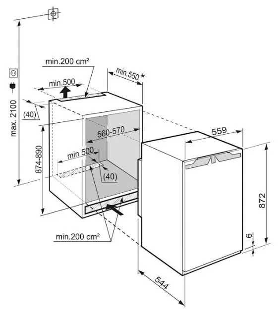 Встраиваемая морозильная камера Liebherr IFNd 3924-22 001