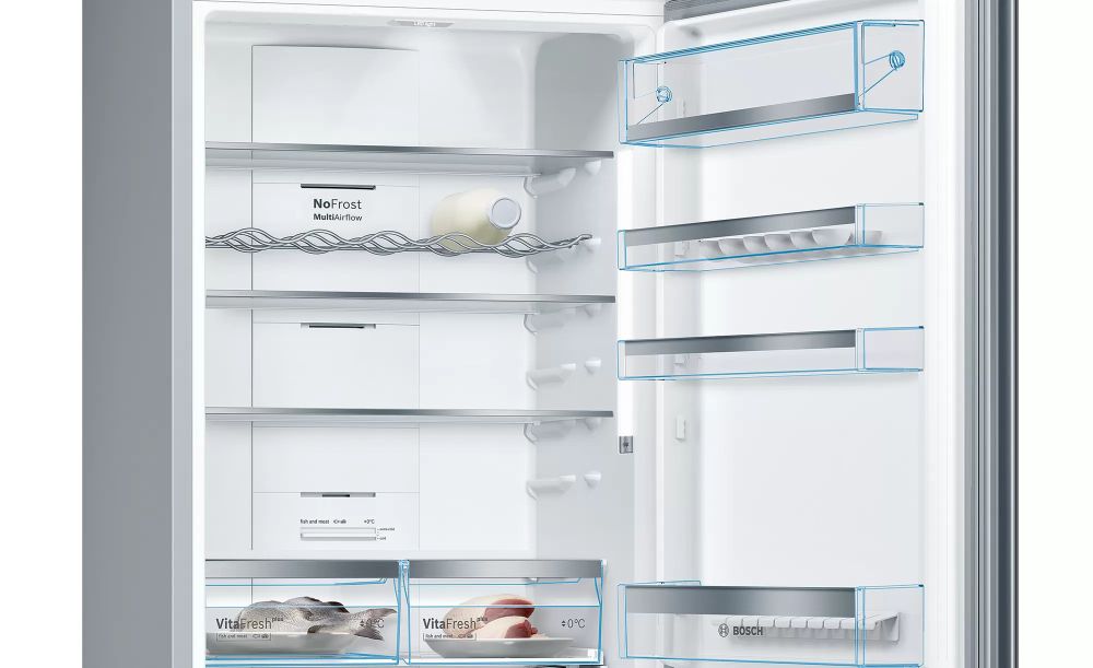 Отдельностоящая холодильно-морозильная комбинация KGN49LB20R  Bosch