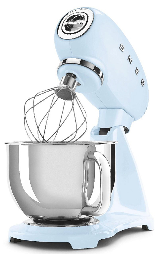 SMEG SMF03PBEU Планетарный миксер, пастельный голубой