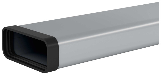 Плоский канал, металлический (ширина 222 мм / высота 89 мм), длина 500 мм