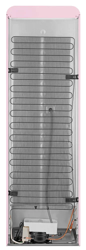 SMEG FAB32LPK6 Отдельностоящий двухдверный холодильник, стиль 50-х годов, 60 см, розовый, No-frost, 