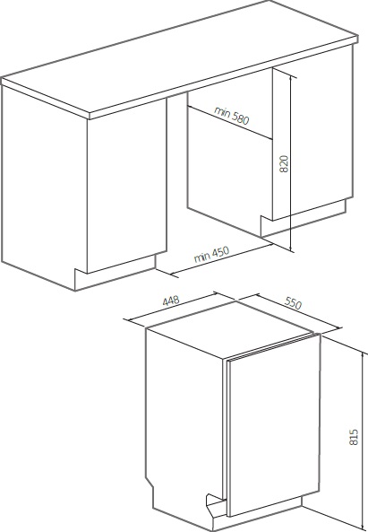 Посудомоечная машина Comfort Graude VG 45.1