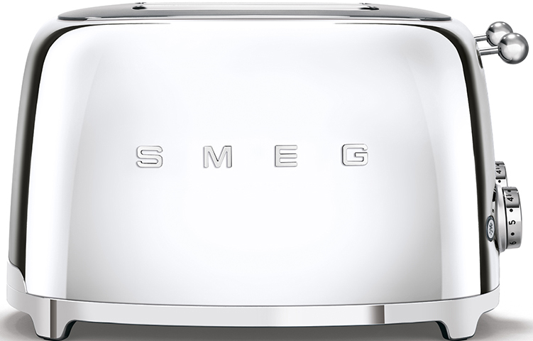 Тостер на 4 ломтика хром SMEG TSF03SSEU