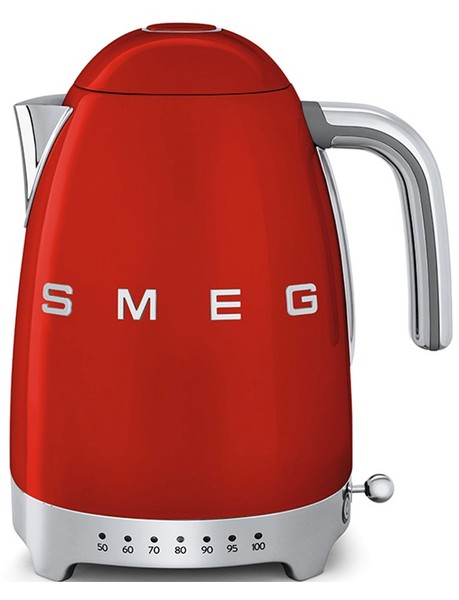 Чайник электрический с регулируемой температурой красный