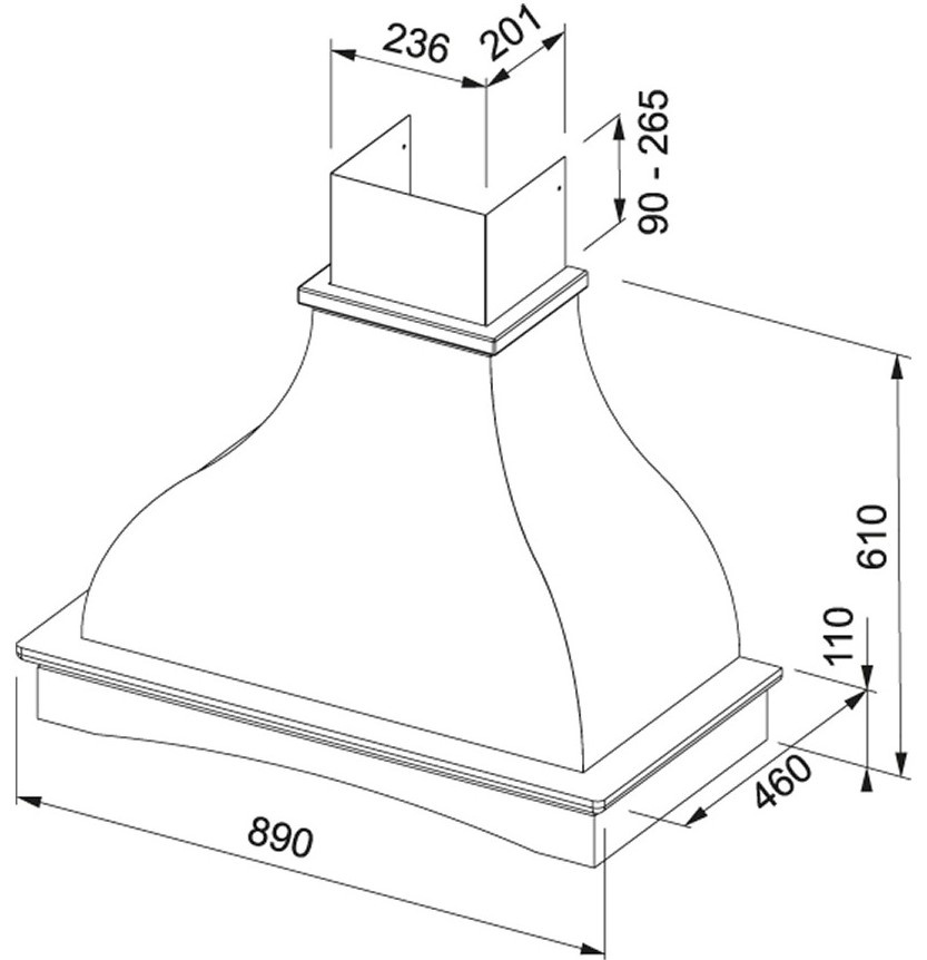 Кухонная вытяжка FRANKE FCS 90 NF EV8 Franke